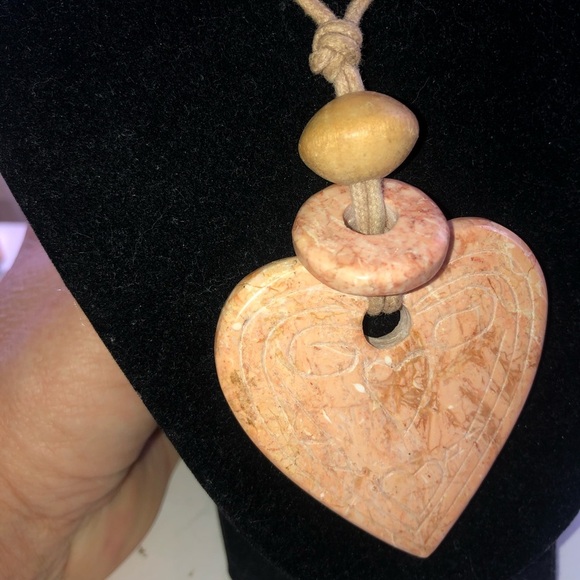 Boho Heart Pendant Necklace - Picture 6 of 6